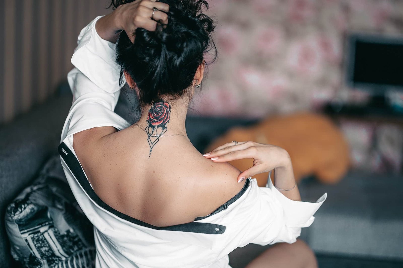 Tribal Tattoo For Neck