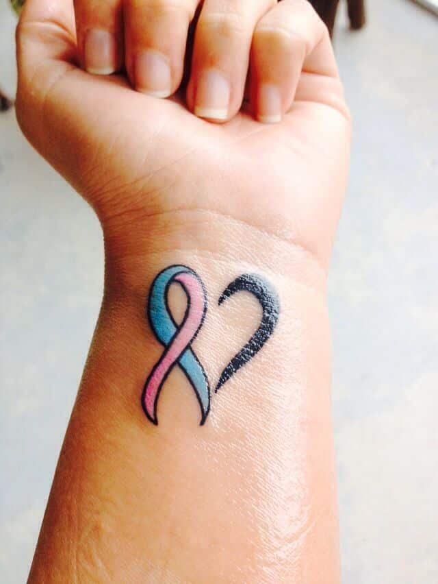 The Baby Loss Awareness Ribbon