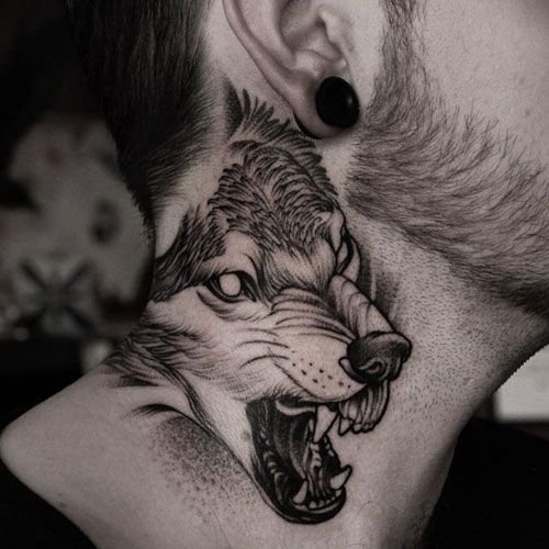 Wolf Tattoo Design