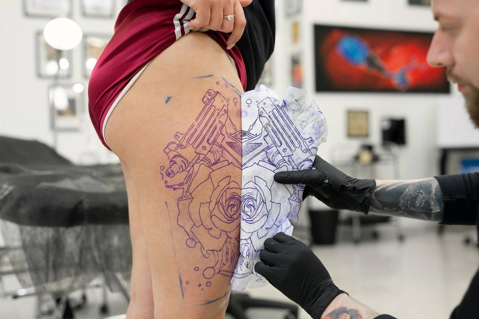 Thigh Tattoo