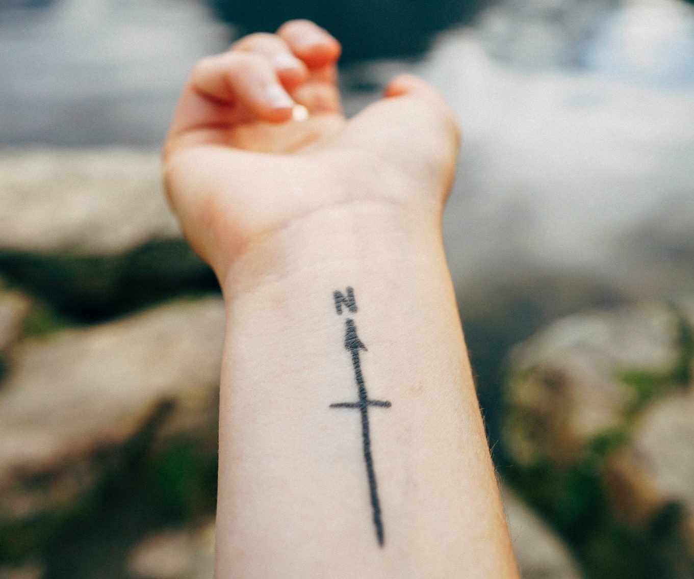 Writing Cover-Up Tattoo