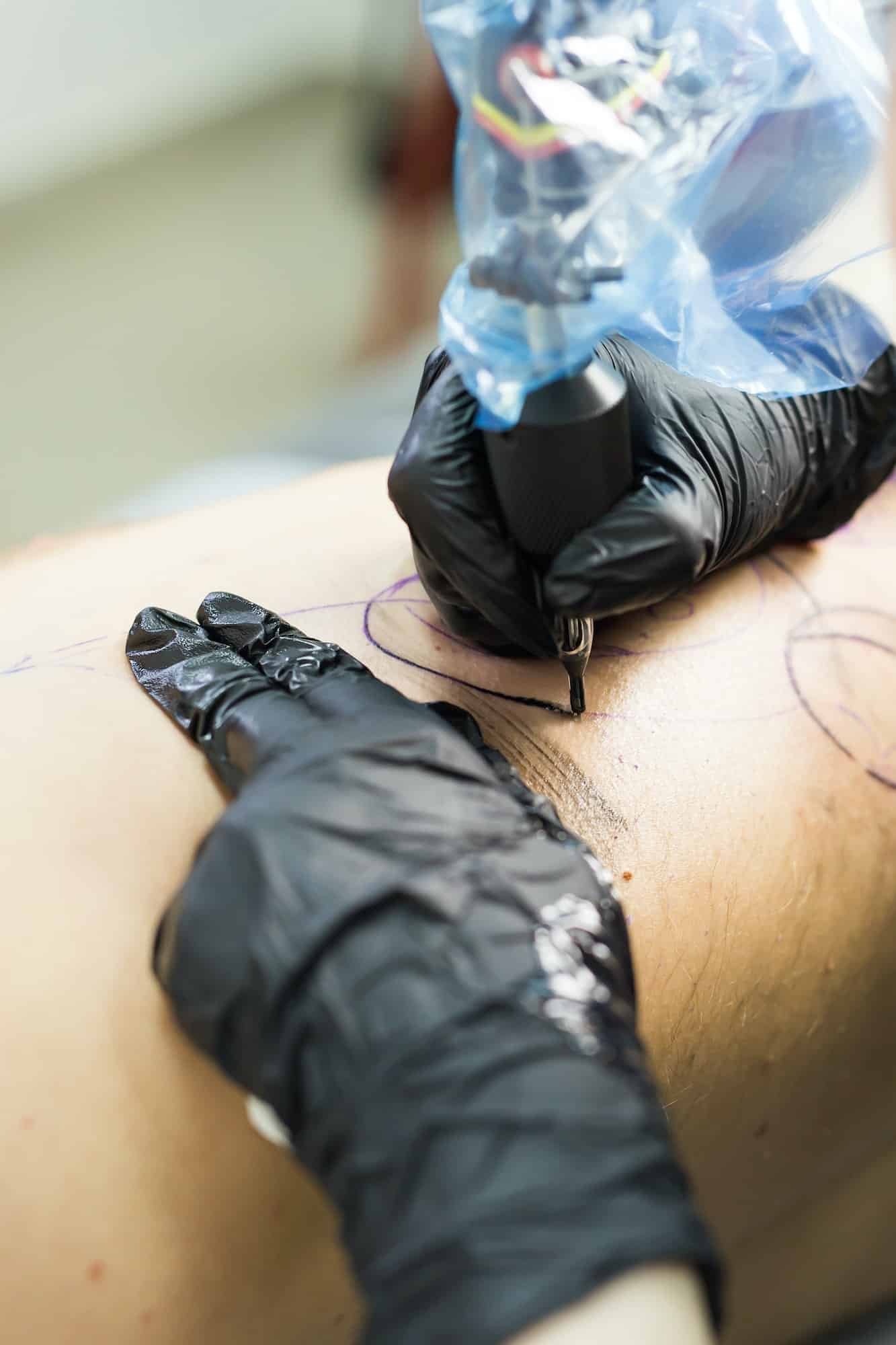 small back tattoos for men