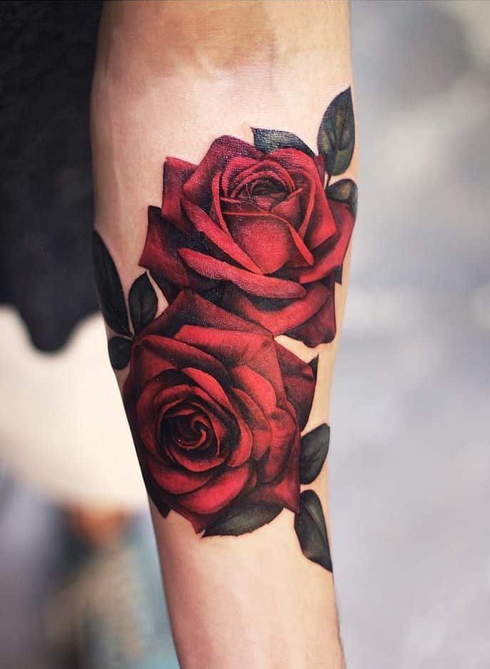Red Rose Tattoo